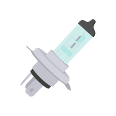 Car Light Bulb,  Automotive Flat Illustration Isolated © vector