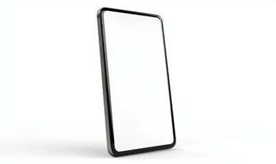 Smartphone mockup, blank screen, white background, app design, website template (1)