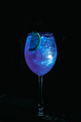 blue cocktail
