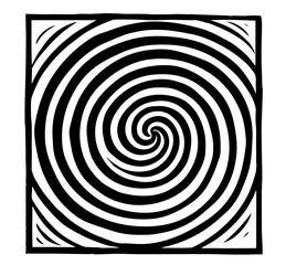 optical illusion spiral vector art