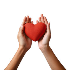 Fototapeta premium Hands holding a heart