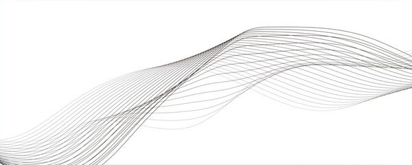 Vector abstract Technology flow grid blend curve wave line digital isolated energy, digital gradient transparent tech curve creative technology flowing smooth diagonal  music dynamic gradient thin dig
