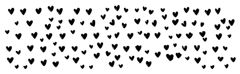 minimalistic romantic heart vector texture for print and web