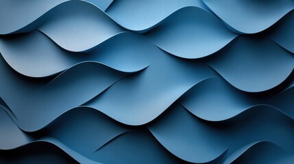 A mesmerizing abstract texture featuring soft, wavy blue layers, perfect for backgrounds in design projects, presentations, or websites, conveying elegance and fluidity,