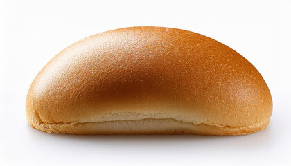 burger bun bottom on white history