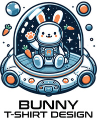 Bunny Vector T Shirt Design