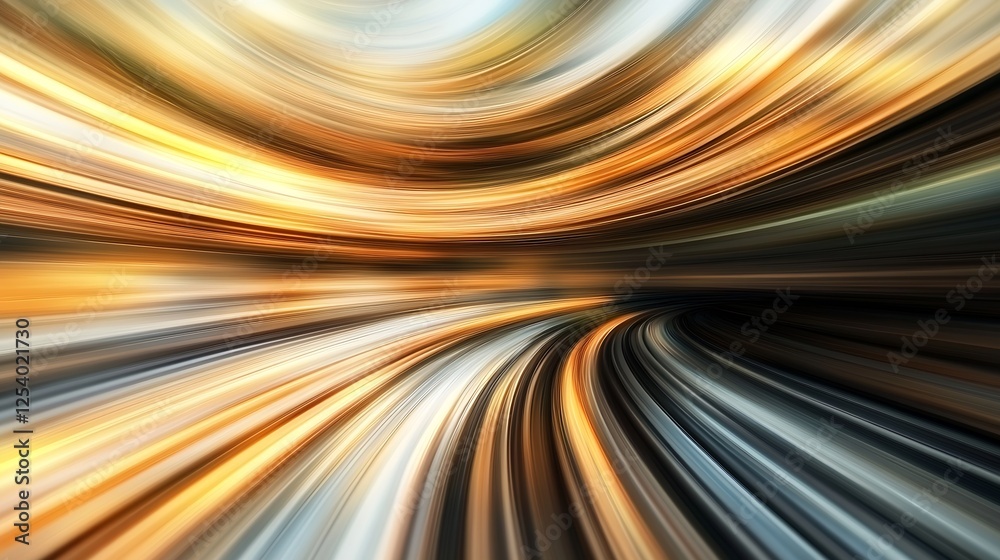Poster vivid abstract flowing background highlighting warm tones in a captivating motion blur design : gene