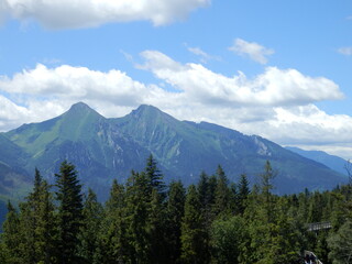 Obraz premium mountains and clouds