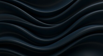 Obraz premium Elegant Layers of Flowing Smooth Fabric – 3D Render