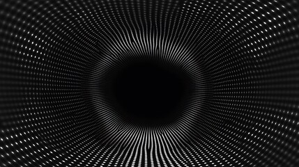 Light tunnel, abstract background