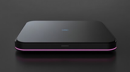 Streaming device, dark background, tech