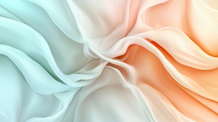 Abstract minimalist background with soft gradients,  pastel colors (digital lavender, warm peach, neo-mint), modern aesthetic, elegant composition