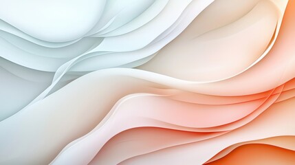 Abstract minimalist background with soft flowing gradients, dreamy pastel colors 