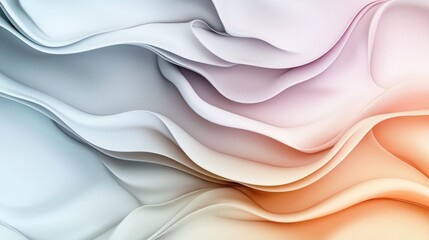 Abstract background with soft flowing gradients, dreamy pastel colors