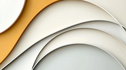 abstract background with geometric shapes, soft shadows, muted earthy tones, perfect symmetry, clean and modern aesthetic