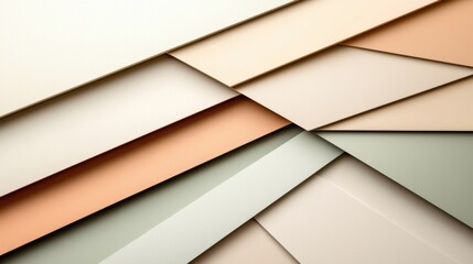 abstract background with geometric shapes, soft shadows, muted earthy tones, perfect symmetry, 