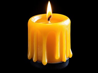 A warm candle burns brightly, casting gentle light that inspires feelings of hope and prayer, often associated with significant Christian events and ceremonies