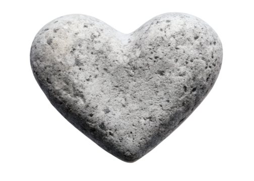 heart shaped stone