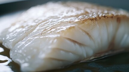 Fish on Plate Close-Up