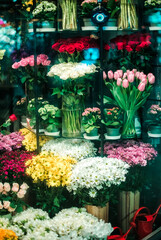 Street flower shop