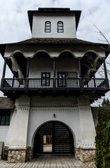 The Bellu Mansion Museum, one of the most beautiful in Wallachia, built in the old Romanian architectural style. Urlati, Prahova, Romania.