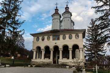 Ciolanu Monastery from Buzau, Romania.