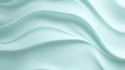 Elegant Smooth green Wave Abstract Background Design with Soft Curves and Gentle Flowing Lines for Luxury Branding