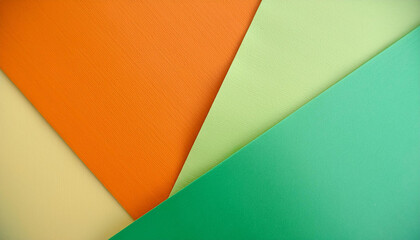 light green and orange pastel paper color for background