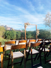 Outdoor Wedding Ceremony Altar