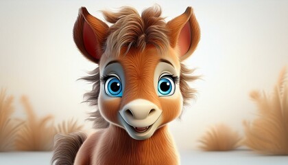 Niedliches kleines Fohlen