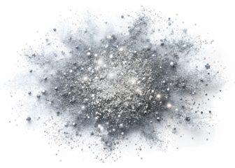 snow flakes on black background