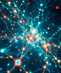 Abstract Technology Networking Pattern