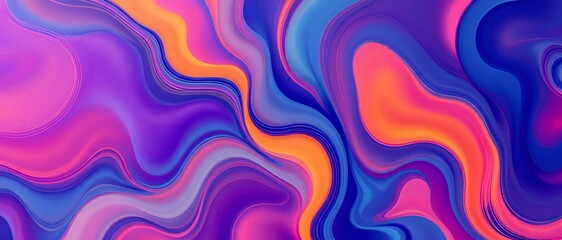 Obraz premium Abstract Gradient Design with Dynamic Shapes