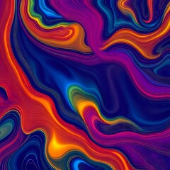 Obraz premium Vibrant Algorithmic Abstract Art