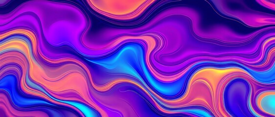 Fototapeta premium Abstract Organic Flow: Dynamic Colorful Wallpaper Art
