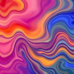 Obraz premium Vibrant Abstract Motion Flow