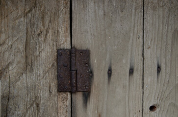 Old door with a latch
