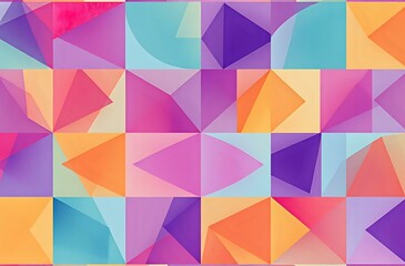 Obraz premium Vibrant Geometric Abstract Design