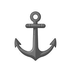 Subtle Boat Anchor with a Minimal Design for Nautical Themes