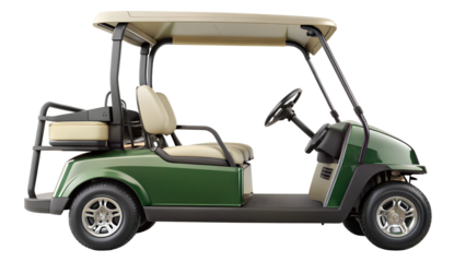 golf cart isolated on white background