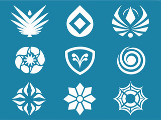 Minimalist Logo Symbol Set Unique Simple Logo Designs 