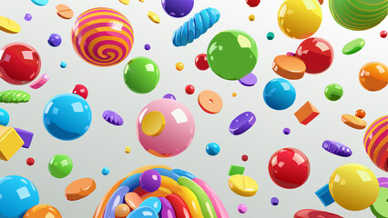 seamless pattern with easter eggs