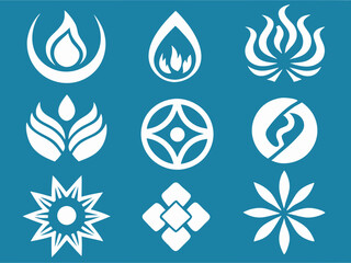 Minimalist Logo Symbol Set Unique Simple Logo Designs 