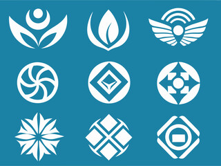 Minimalist Logo Symbol Set Unique Simple Logo Designs 