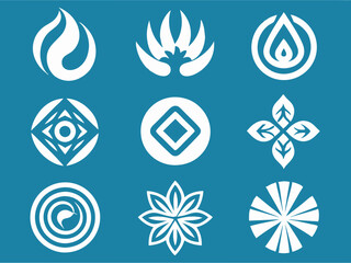 Minimalist Logo Symbol Set Unique Simple Logo Designs 