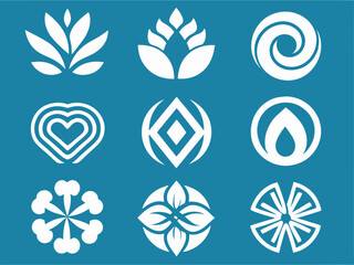 Minimalist Logo Symbol Set Unique Simple Logo Designs 