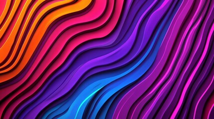 Obraz premium HD backgrounds and textures featuring colorful abstract art, paired with minimalist design and abstract organic shapes. This aesthetic incorporates a retro psychedelic style with a groovy hippie 70s