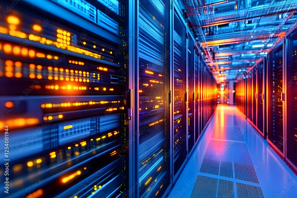 Poster data center server operations in a modern facility a comprehensive overview of technology and infras
