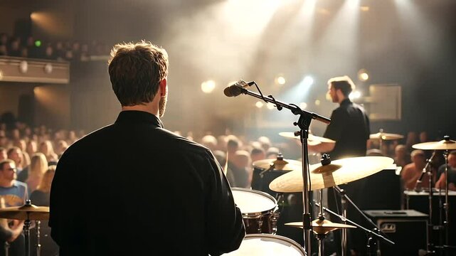 A Charity Concert Featuring Live Music for a Packed Audience - Powered by Adobe