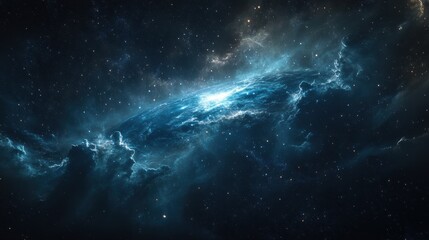 A stunning cosmic view of Earth, showcasing the planet's vivid landscapes, oceans, and atmosphere against the vastness of space. Perfect for environmental, scientific, and space exploration themes.